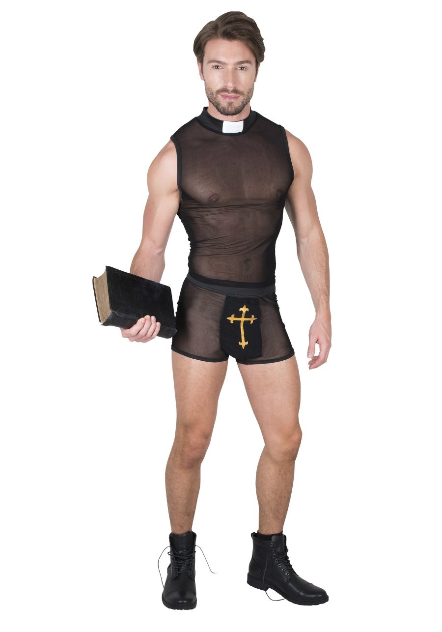 Sexy Priest Men's Costume