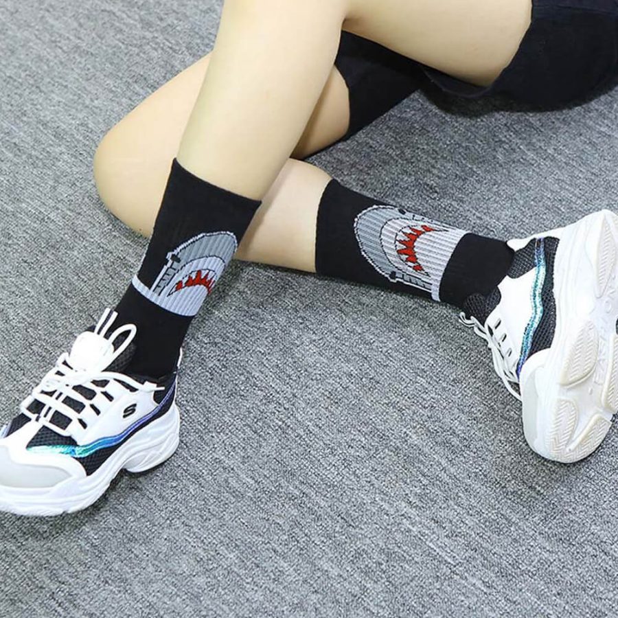 Shark Cotton Socks