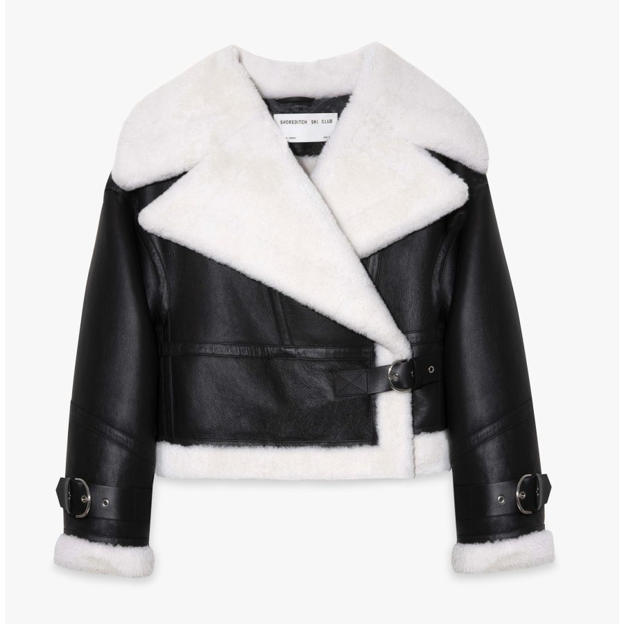 Shoreditch Ski Club Daia Shearling Jacket - M