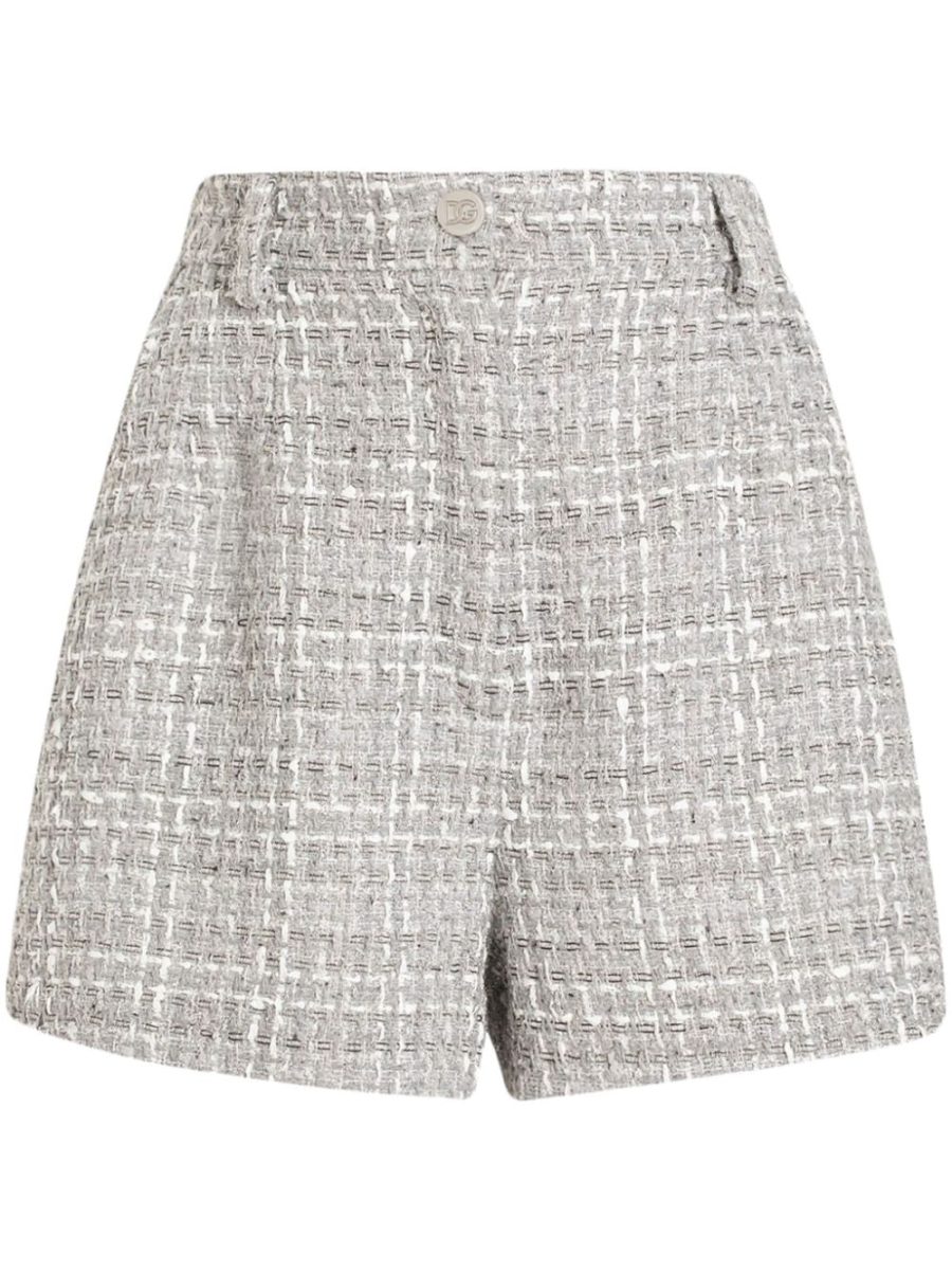 Shorts in boucle lame