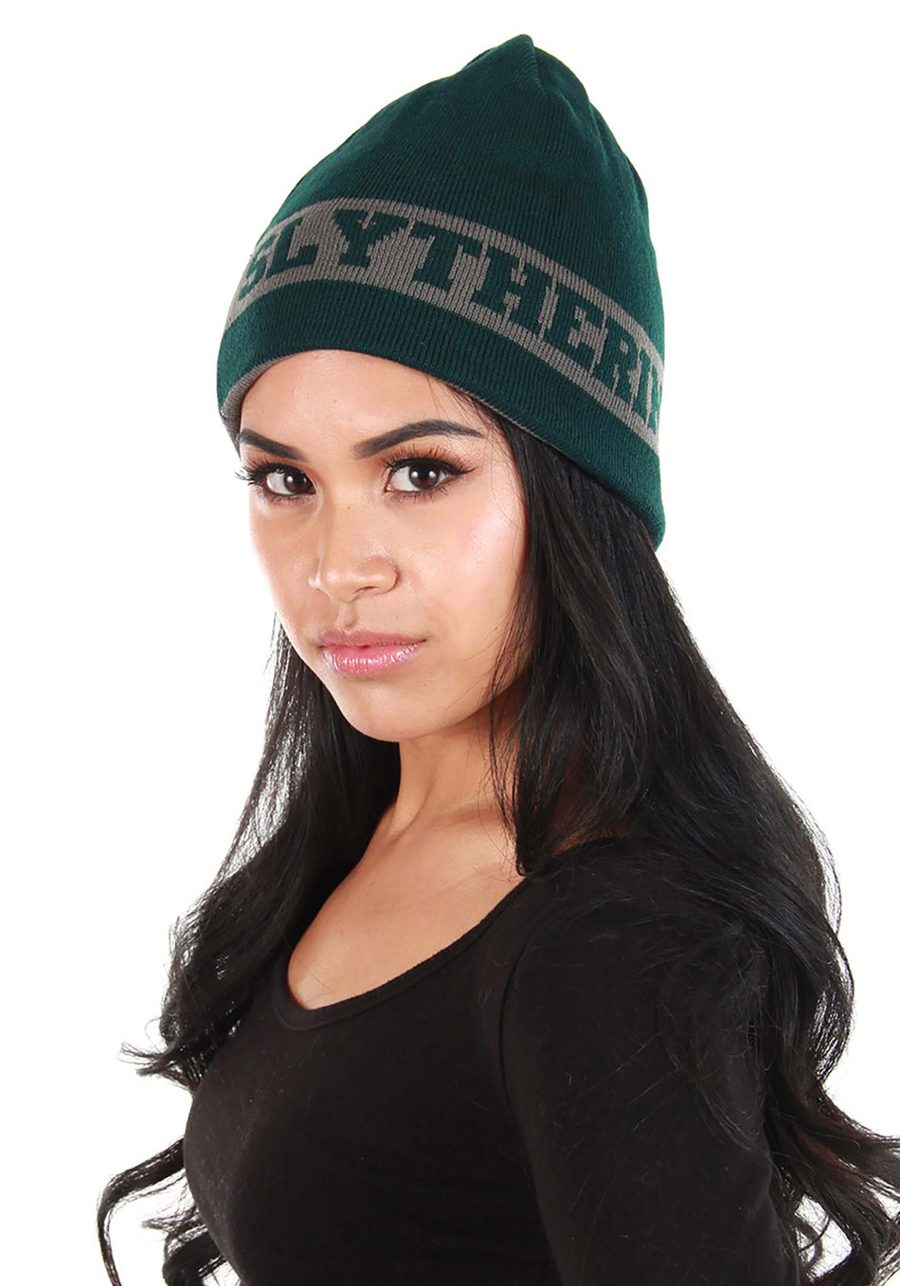 Slytherin Reversible Knit Beanie