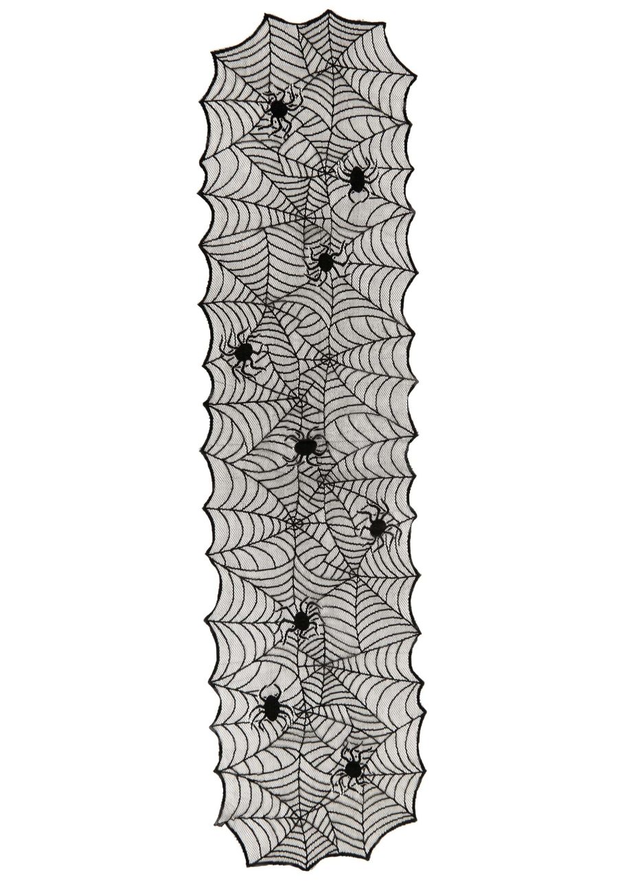 Spider Web Table Runner Decoration