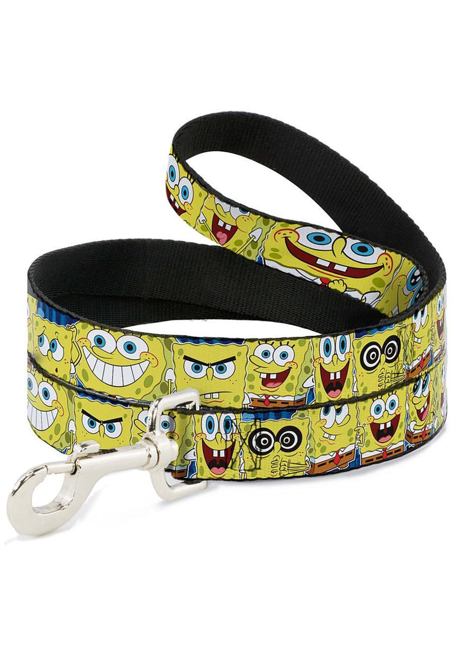 Spongebob Expressions Dog Leash