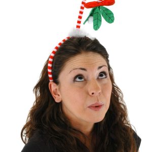Springy Mistletoe Costume Headband