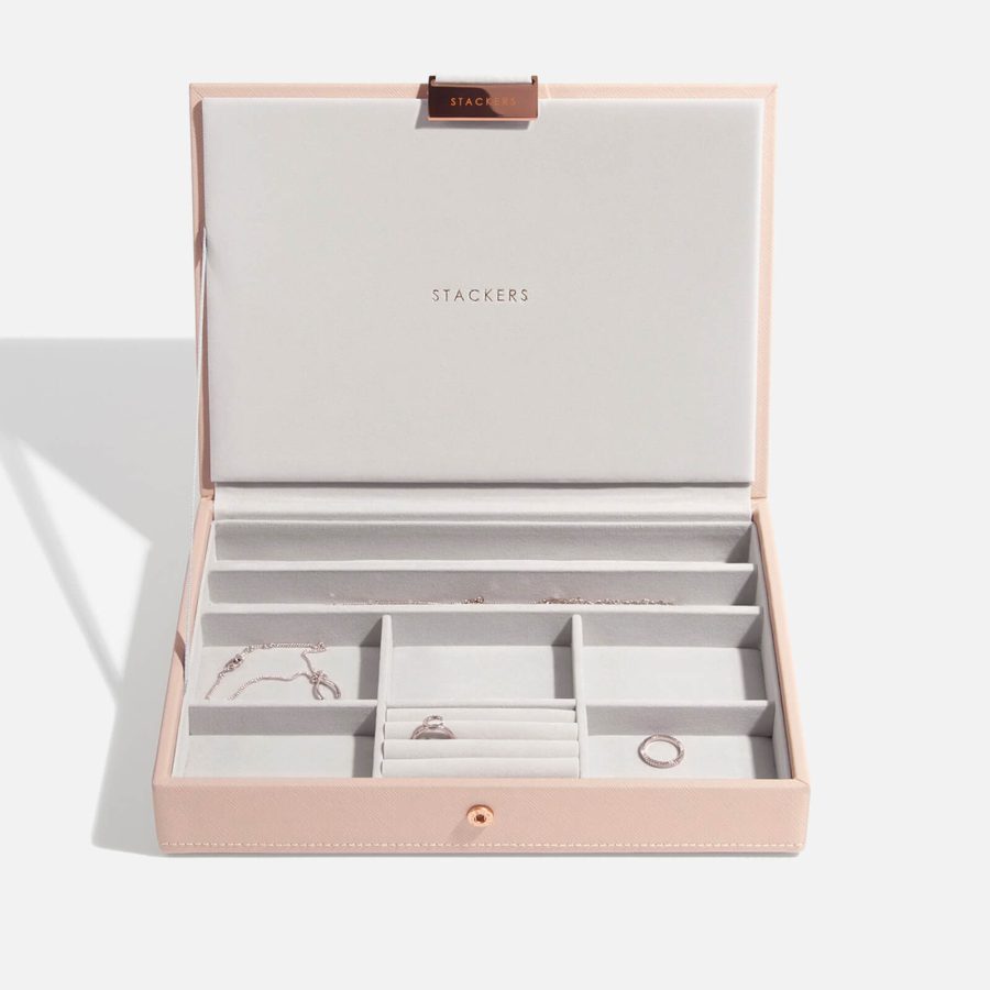 Stackers Classic Jewellery Box + Lid - Blush