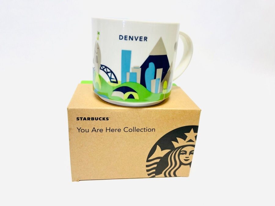 Starbucks Denver Colorado You are Here Coffee Global City Mug 14 Oz Cup Travel