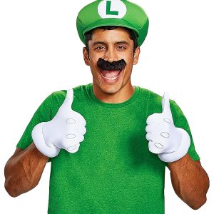 Super Mario Bros. Luigi Accessory Costume Adult Kit