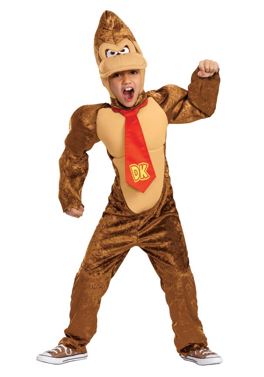 Super Mario Brothers Kid's Donkey Kong Deluxe Costume