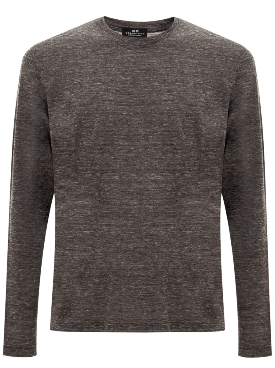 T-shirt Corneliani Grid long sleeves