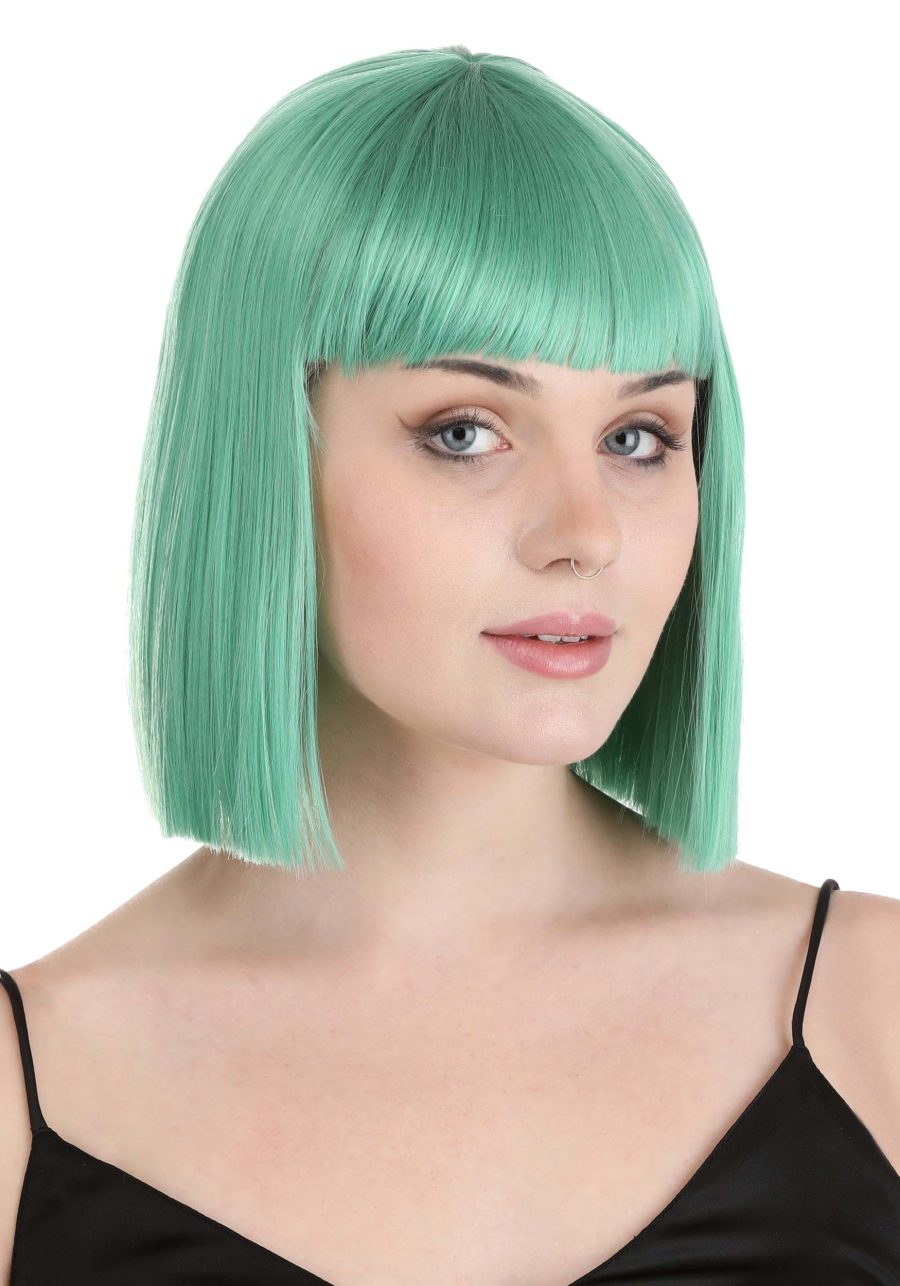 Teal Green Bob Wig