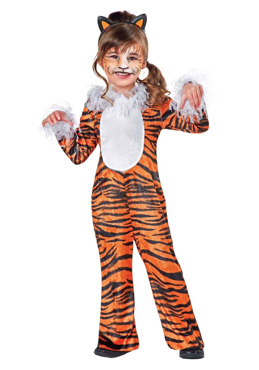 Terrific Girl's Tiger Costume