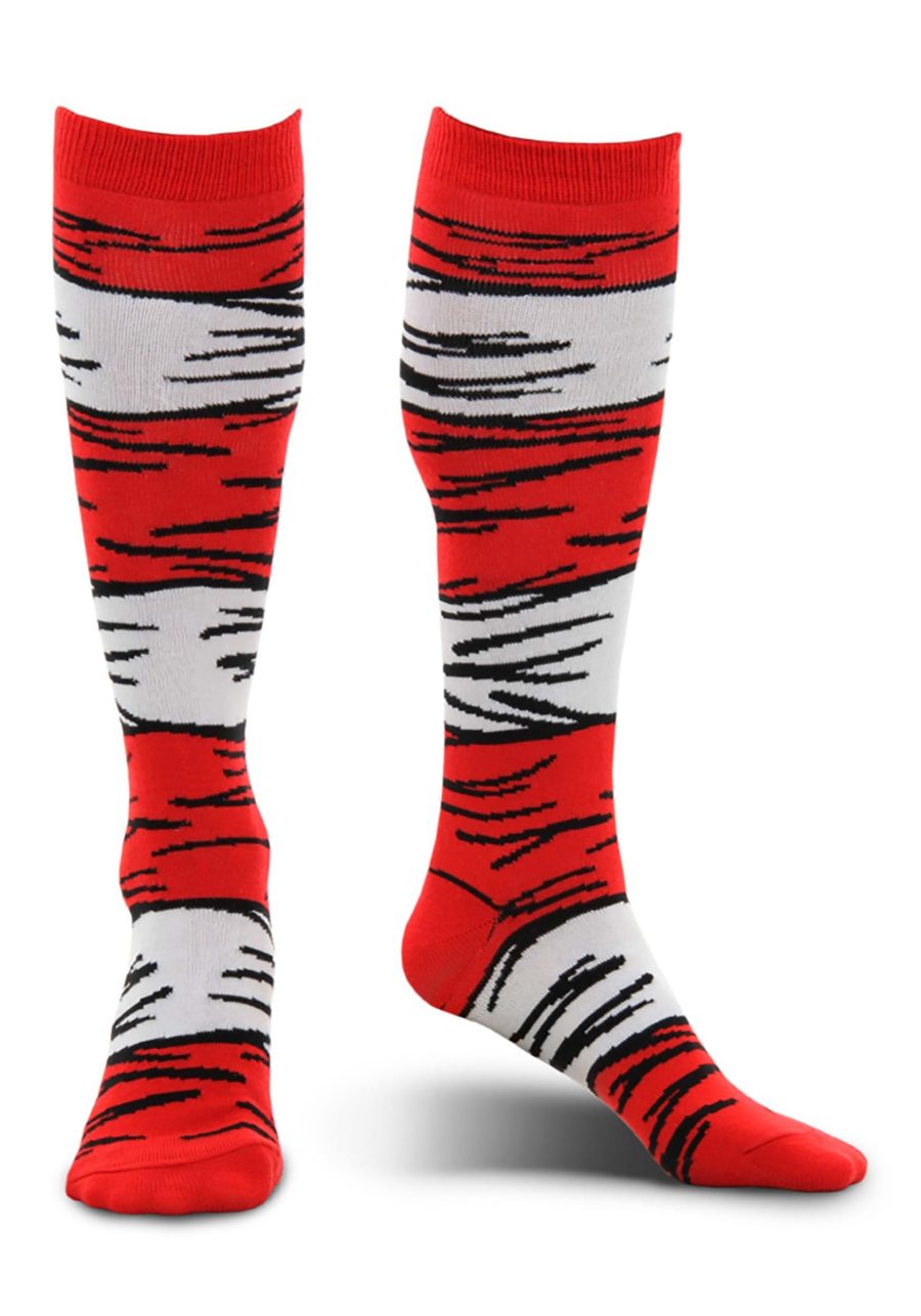 The Cat in the Hat Costume Adult Socks