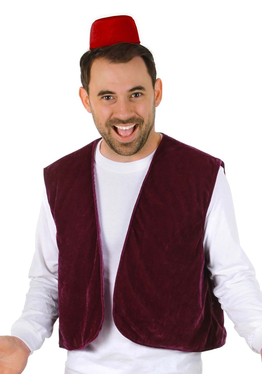 The Disney Aladdin Fez & Vest Costume Kit