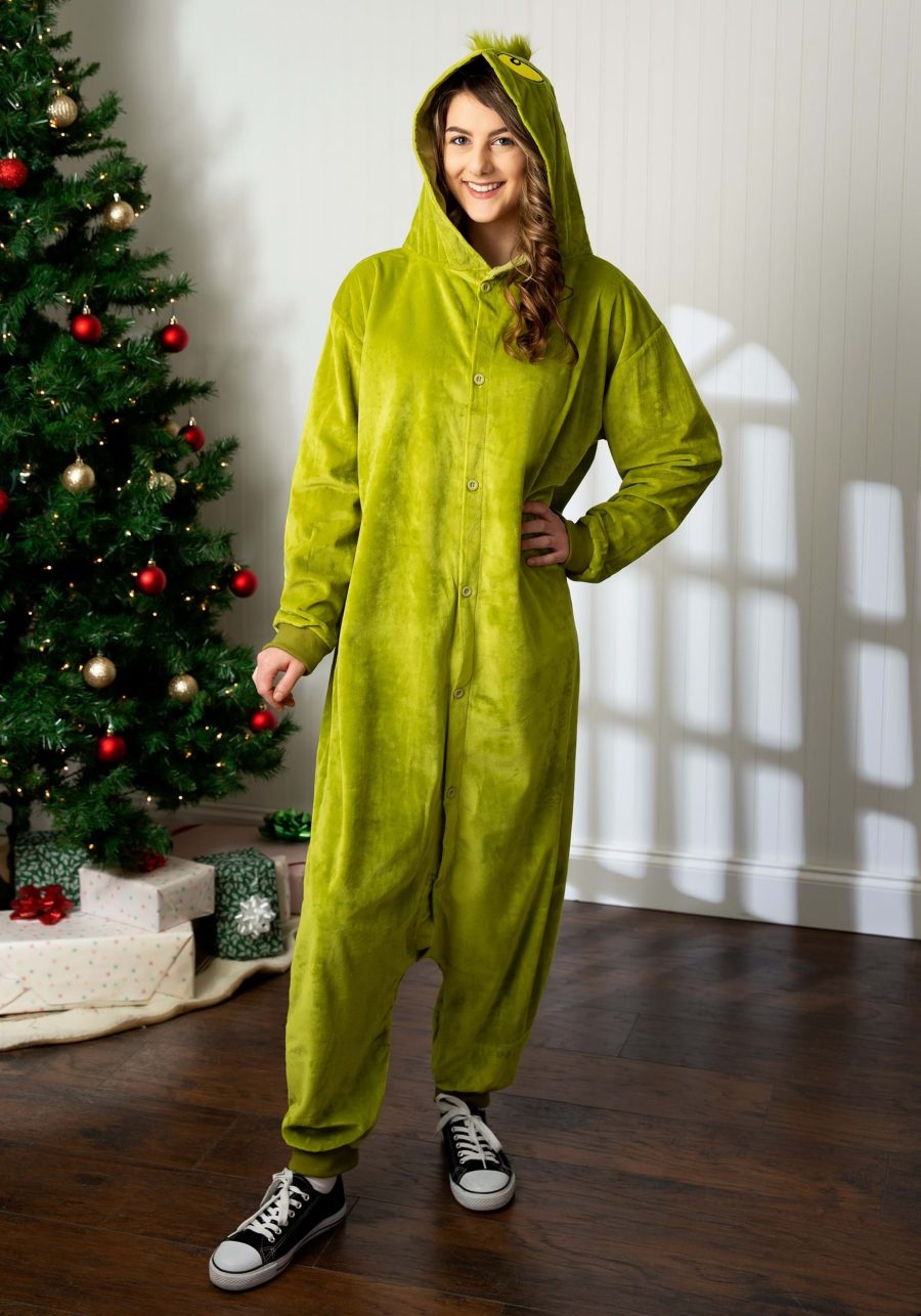 The Grinch Adult Onesie Costume