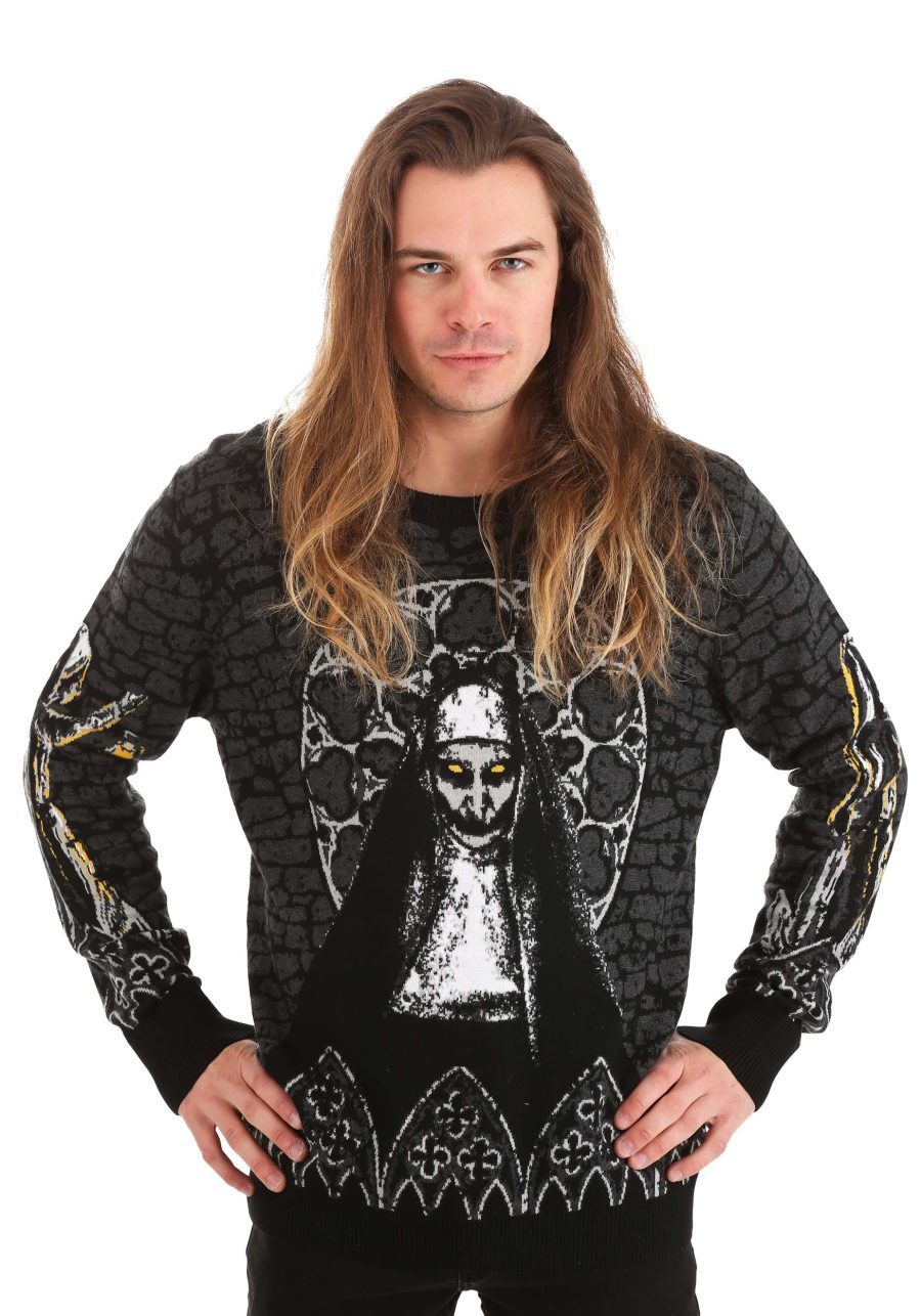 The Nun Adult Halloween Sweater