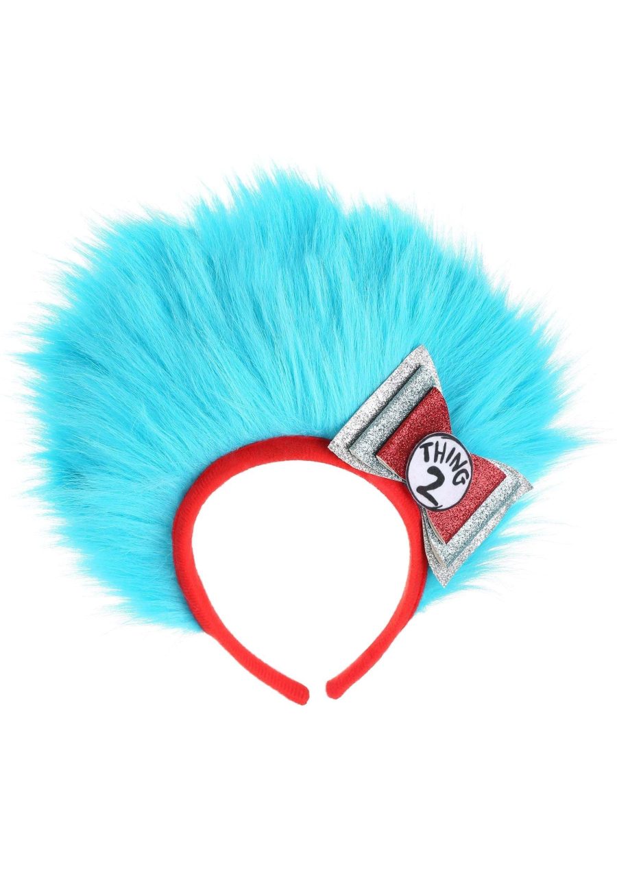 Thing 1 & 2 Fuzzy Headband