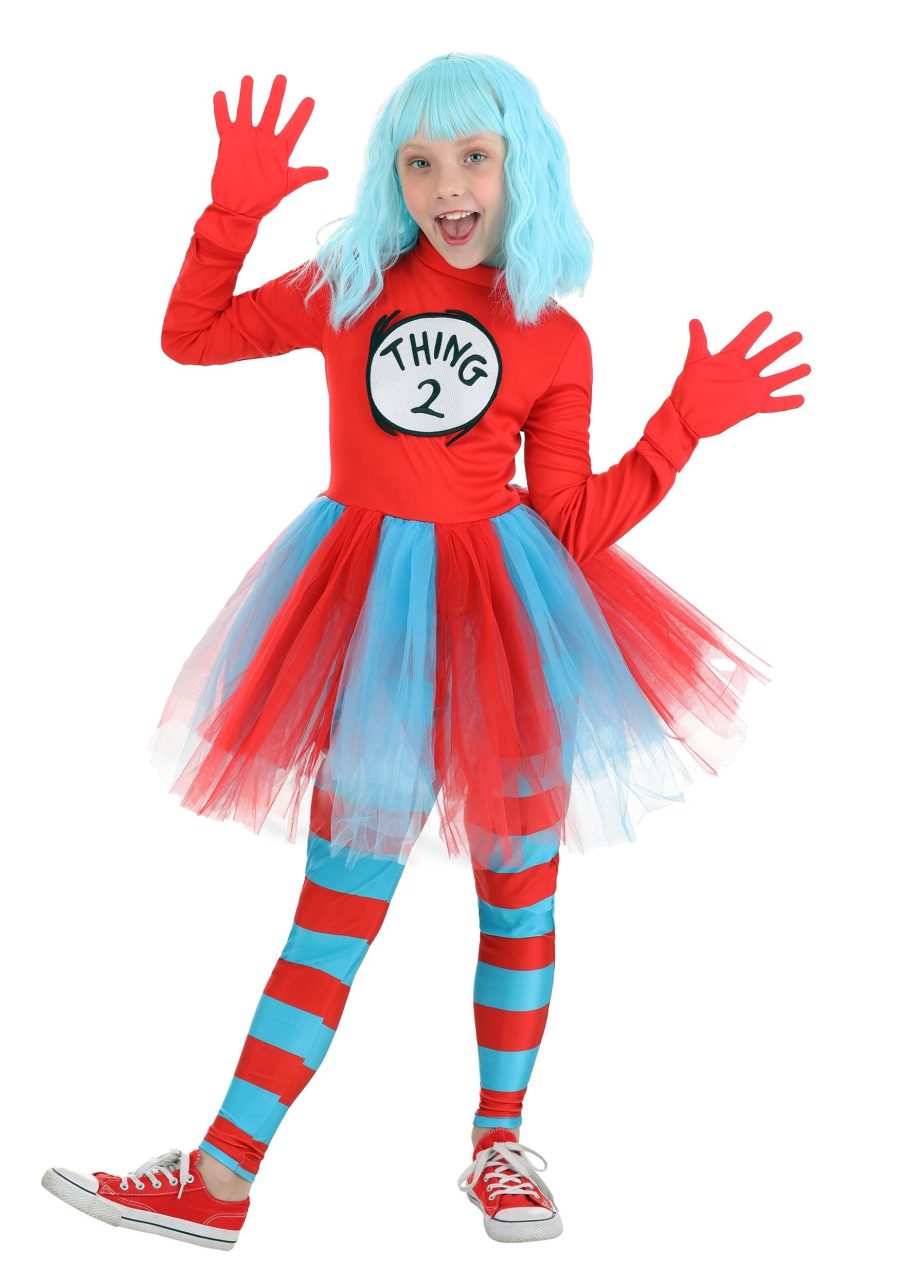 Thing 1 and Thing 2 Costume Dress for Girls