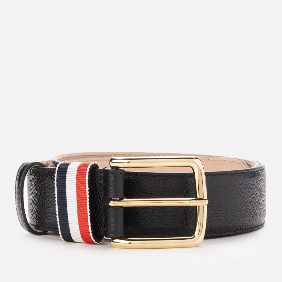 Thom Browne Men's 35mm Belt - Black - 100cm