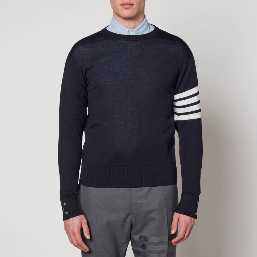 Thom Browne Striped Virgin Wool Jumper - 1/S