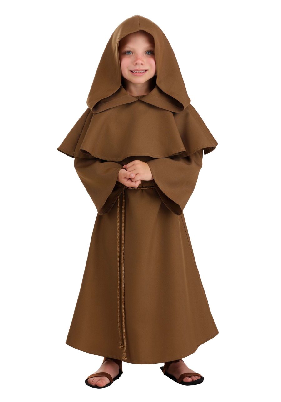 Toddler Brown Monk Robe Costume