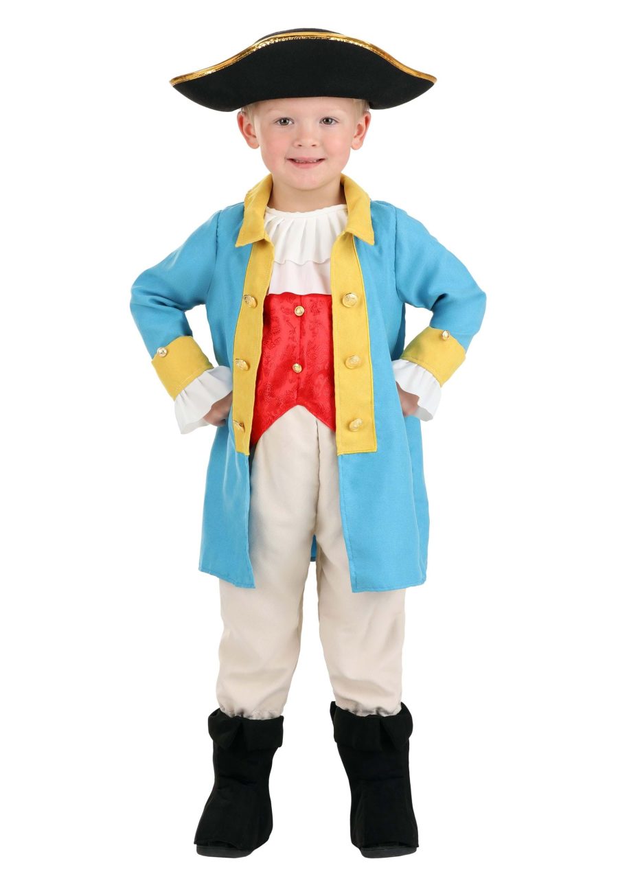 Toddler Colonial Captain Costume