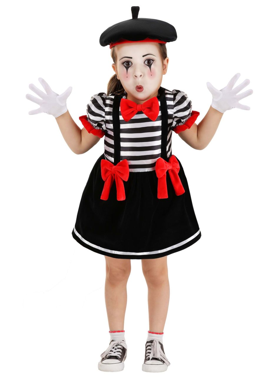 Toddler Curious Mime Costume