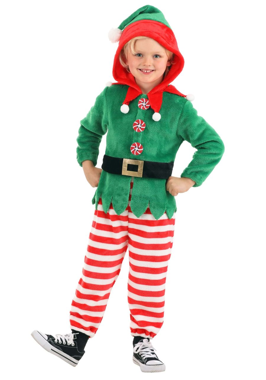 Toddler Elf Jumpsuit Costume