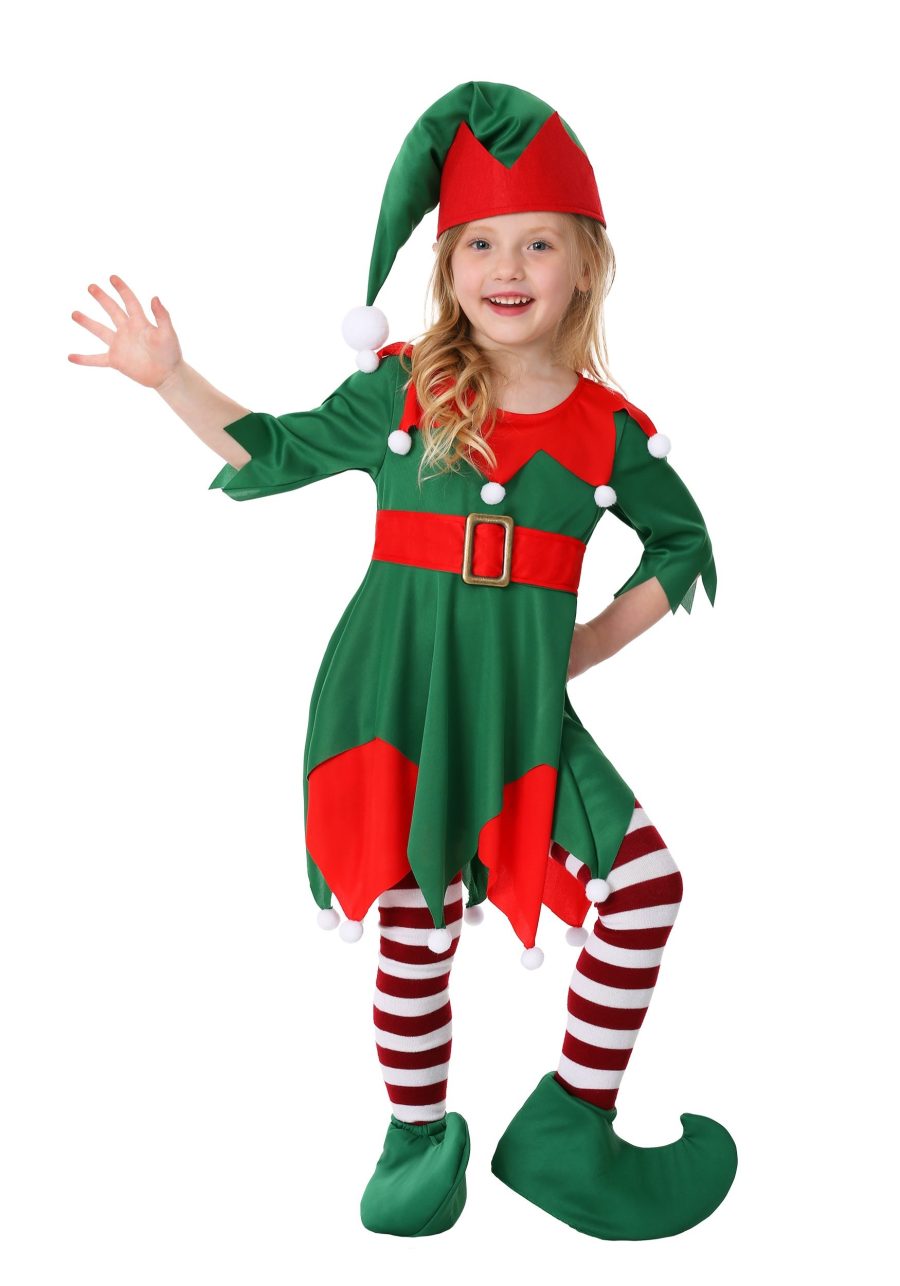 Toddler Girl's Santa's Helper Costume