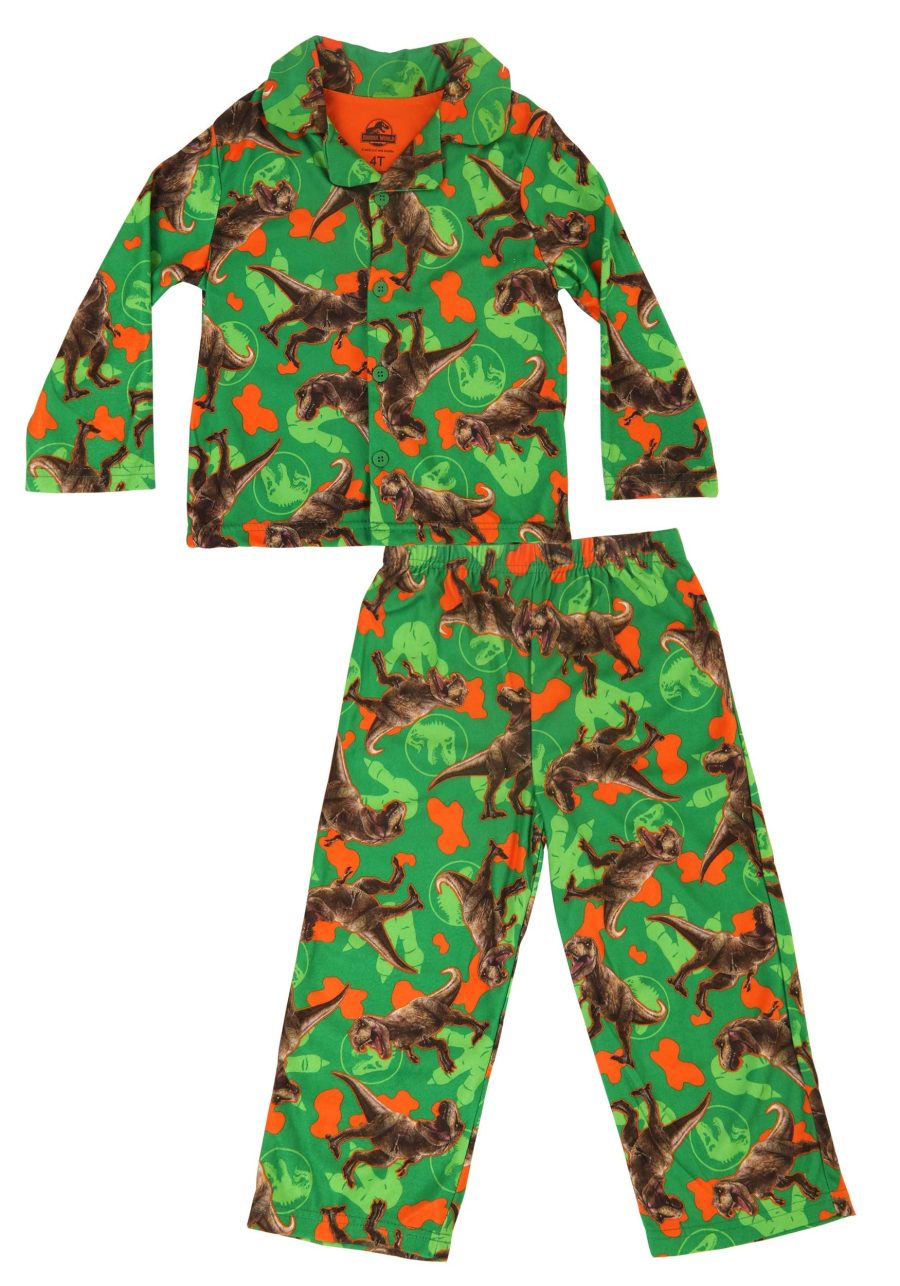 Toddler Jurassic Park Rex Coat Sleep Set