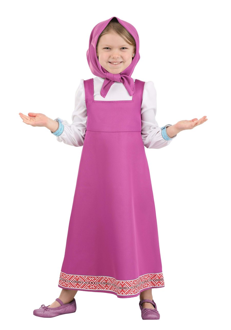 Toddler Masha and the Bear Masha Costume