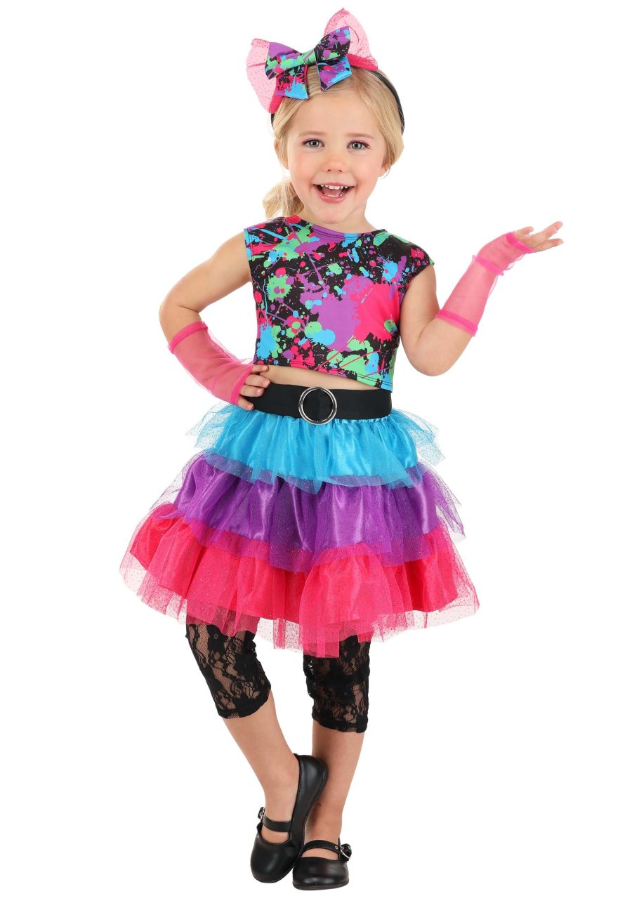 Toddler Neon '80s Costume