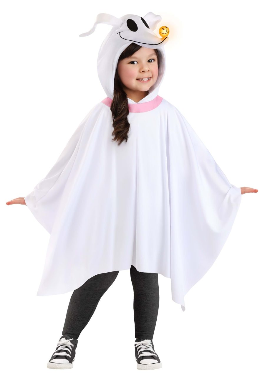 Toddler Nightmare Before Christmas Zero Costume Poncho