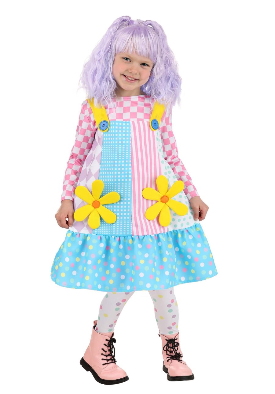 Toddler Pinafore Clown Costume