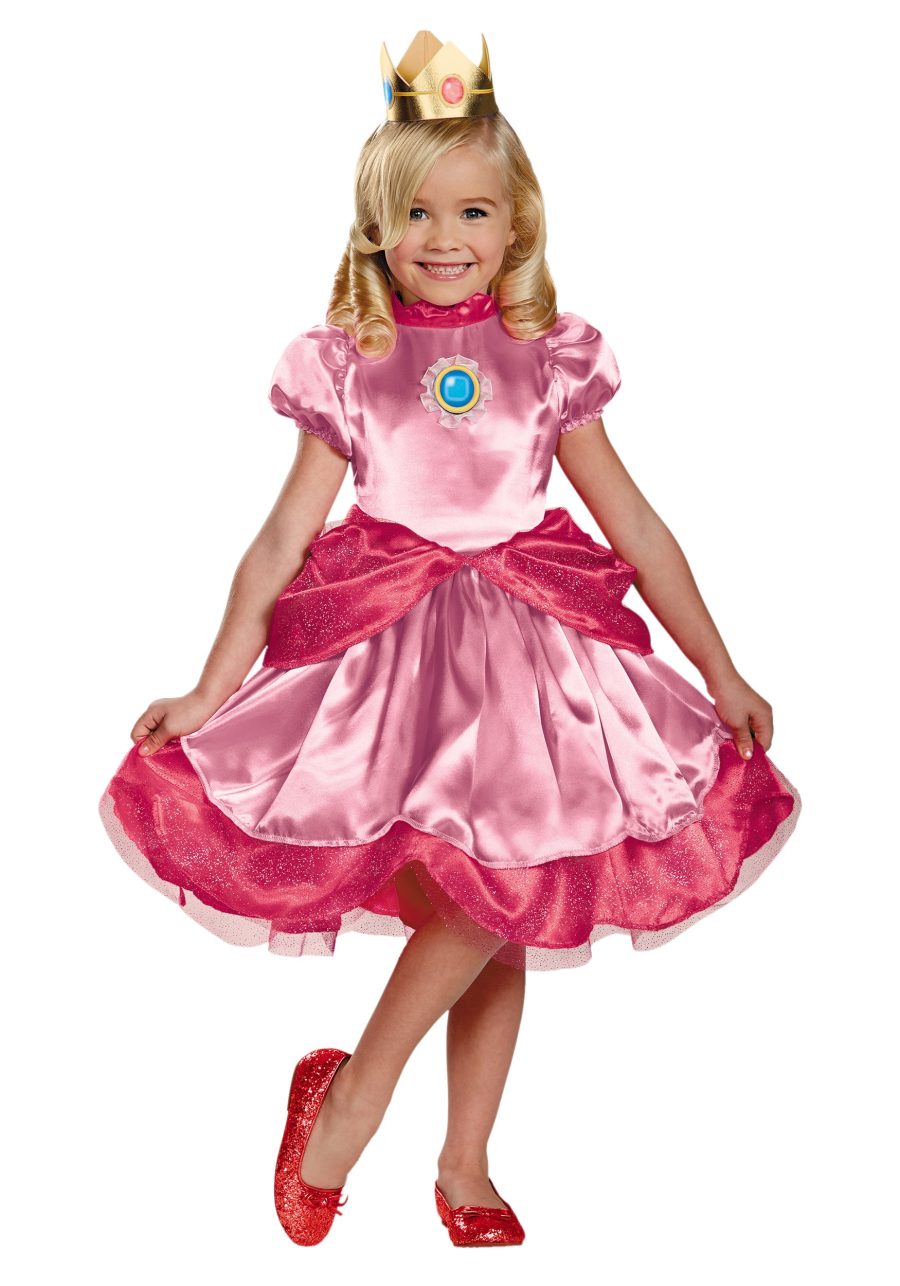 Toddler Princess Peach Girl's Costume