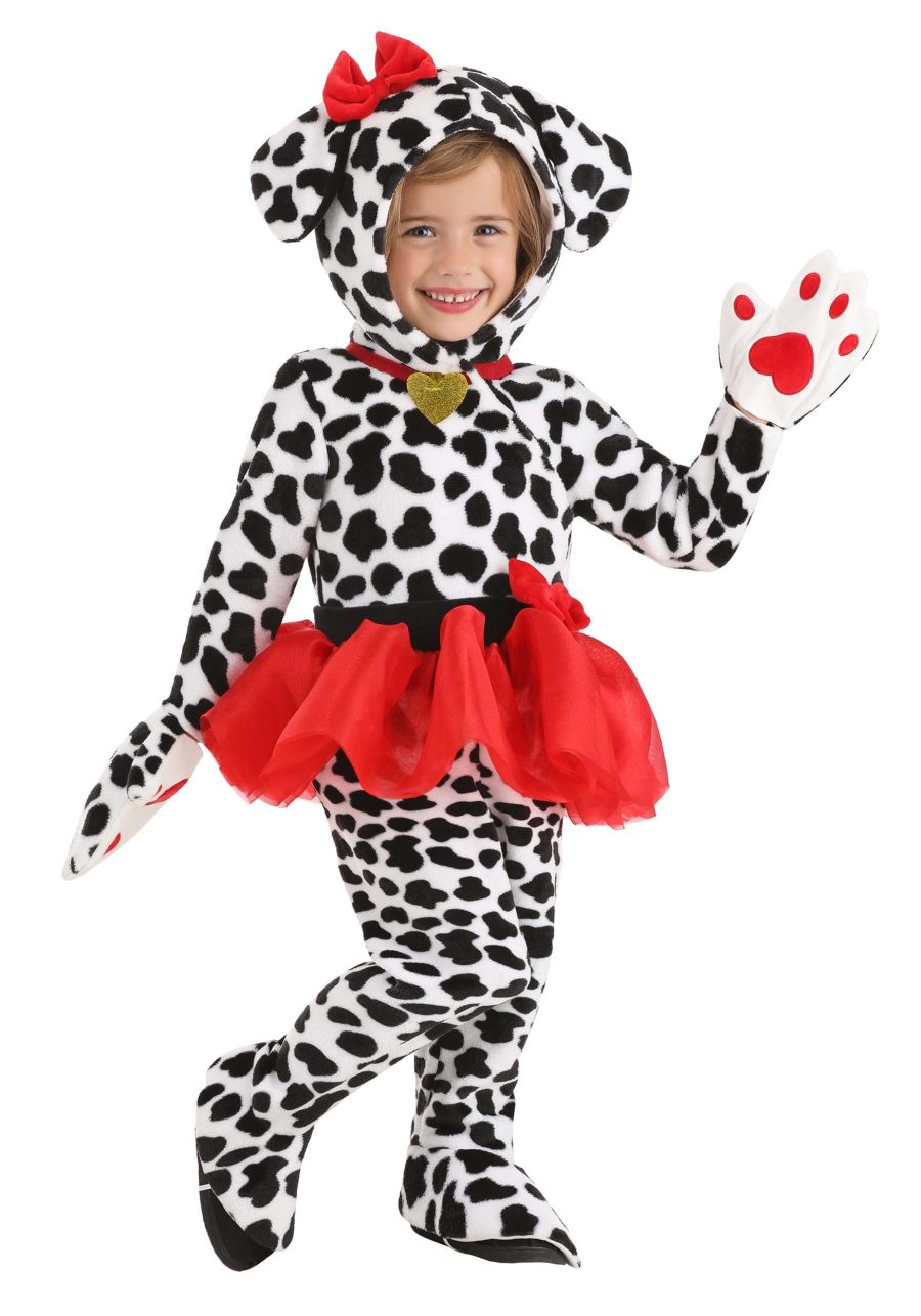 Toddler Soft Dalmatian Tutu Costume