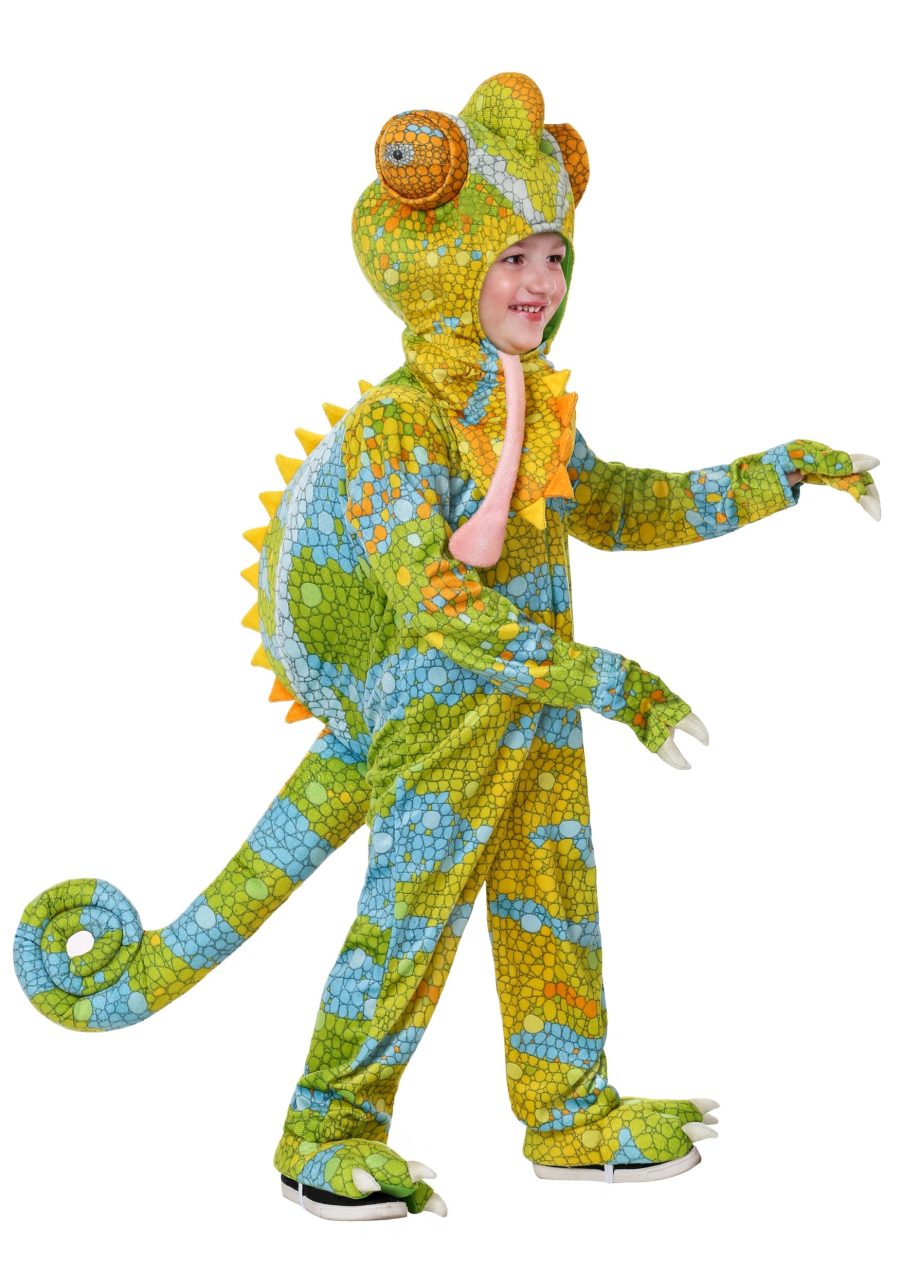 Toddler's Realistic Chameleon Costume