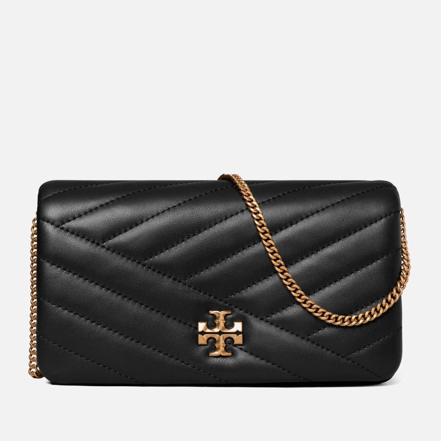 Tory Burch Kira Chevron Quilted Leather Chain Wallet