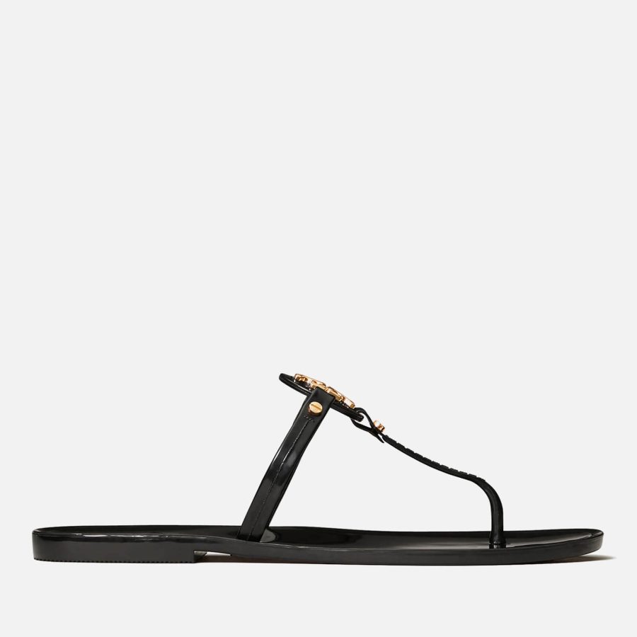 Tory Burch Women's Miller Faux Leather Jellie Sandals - UK 3