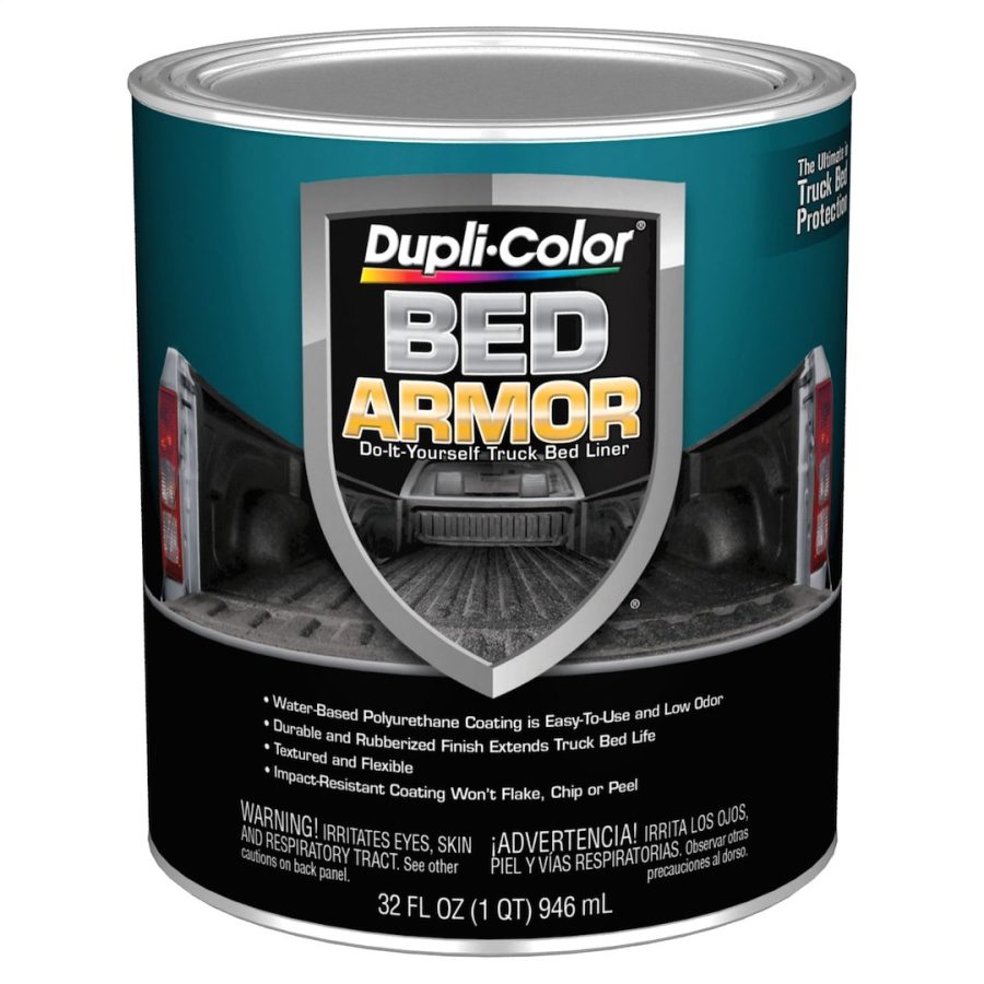 VHT BAQ2010 BED ARMOR QUART, Paint-On; Quart Kit; Black; Rubberized Polyurethane