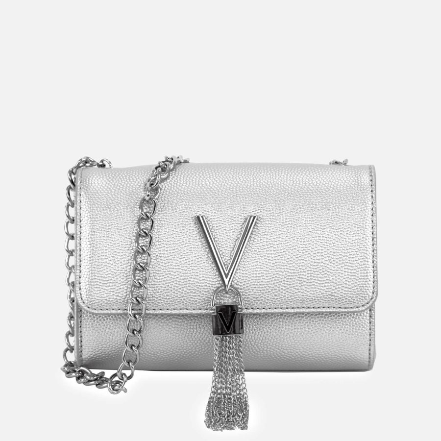 Valentino Women's Divina Small Shoulder Bag - Silver