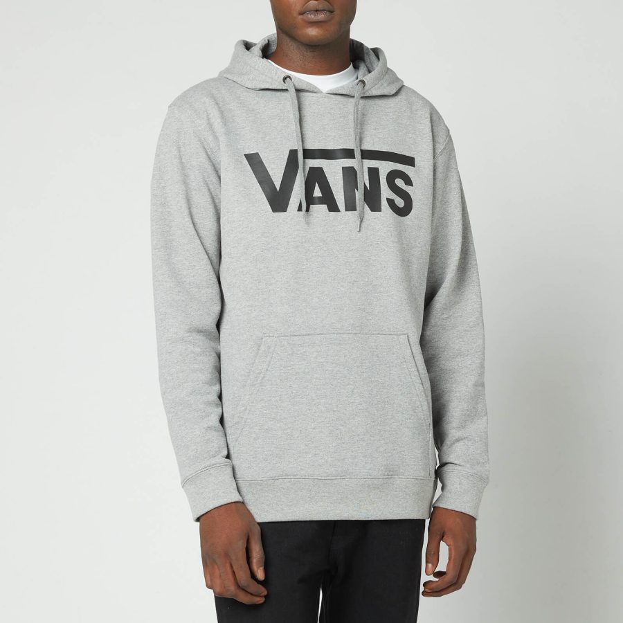 Vans Men's Classic Pullover Hoodie - Cement Heather/Black - S