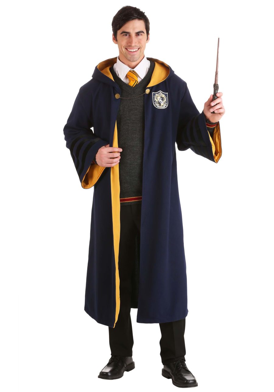 Vintage Harry Potter Hogwarts Hufflepuff Adult Robe