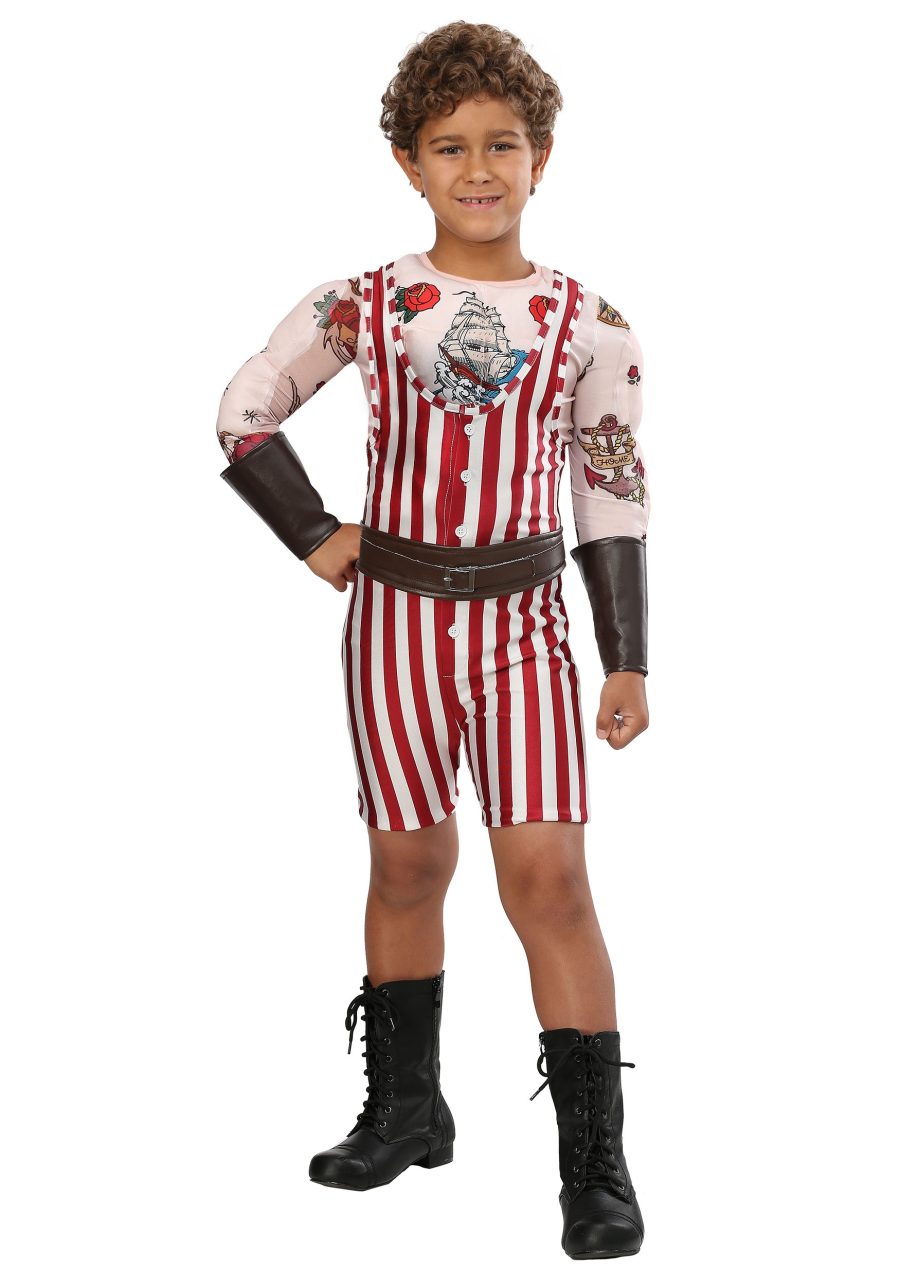 Vintage Strongman Boys Costume