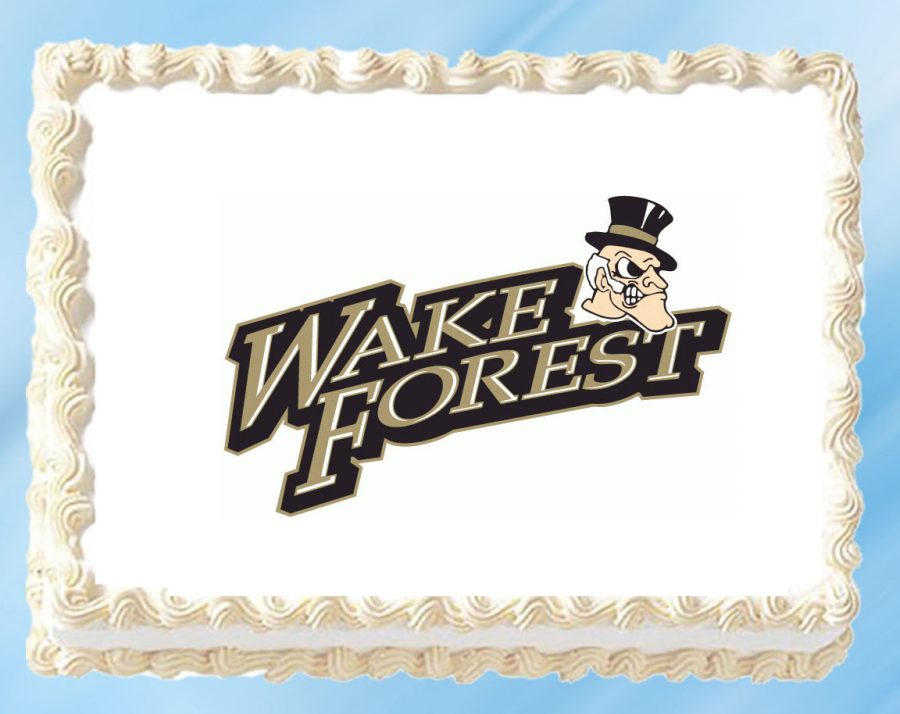 Wake Forrest Edible Image Topper Cupcake Frosting 1/4 Sheet 8.5 x 11"