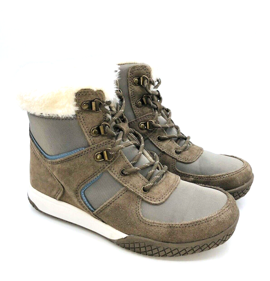 Weatherproof Chloe Sneaker Boots - Tan / Blue, US 6M *Used*