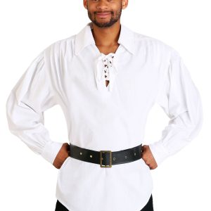 White Pirate Shirt for Men