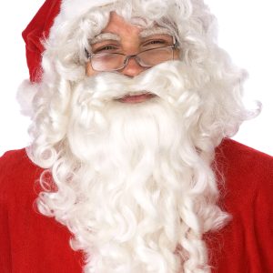White Santa Wig and Beard Set