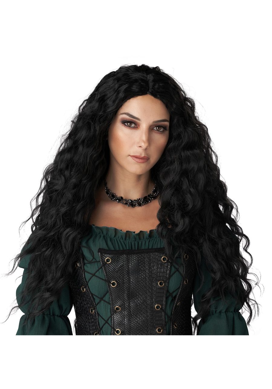 Women's Black Renaissance Wig