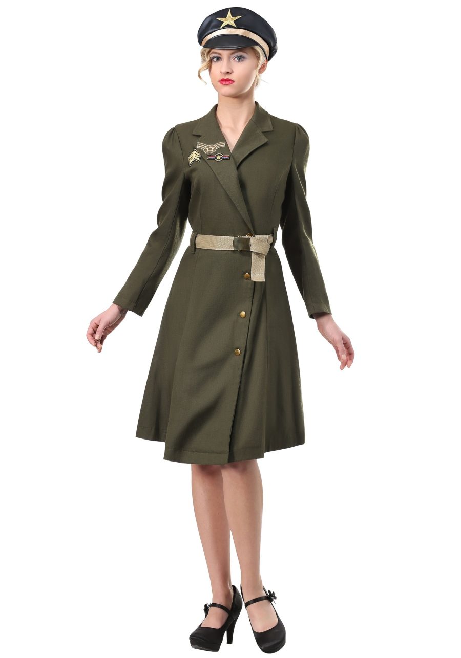 Women's Bombshell Military Captain Costume