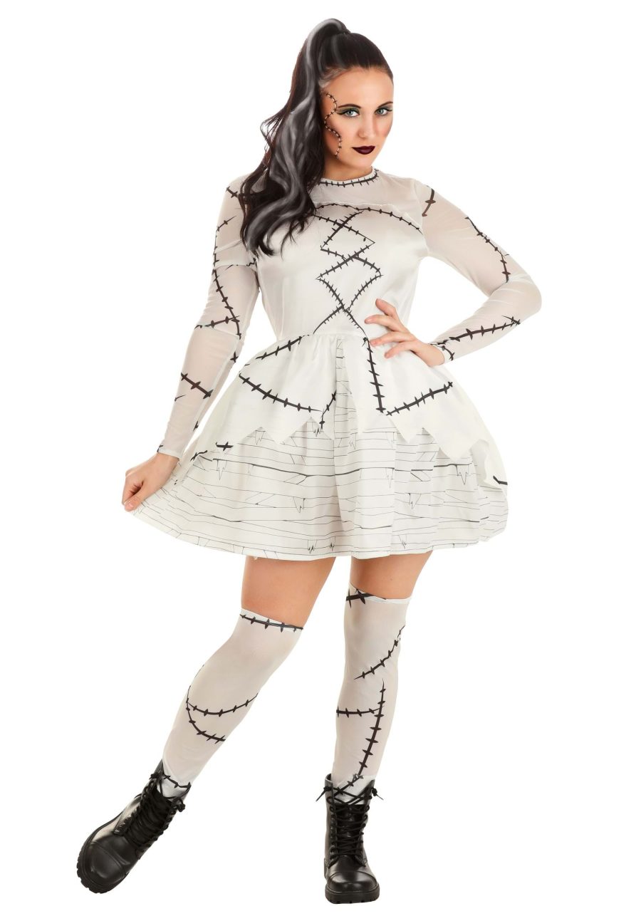 Women's Bride of Frankenstein Costume Dress